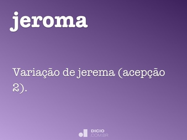 jeroma