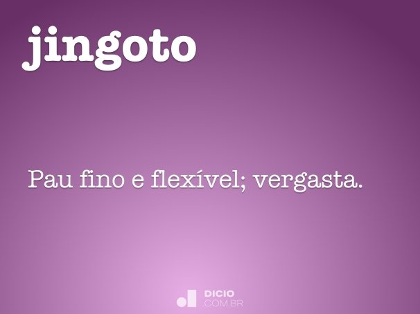 GO - Dicio, Dicionário Online de Português