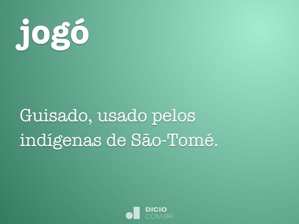 Gogó - Dicio, Dicionário Online de Português