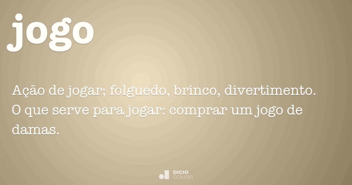 Jogador - Dicio, Dicionário Online de Português