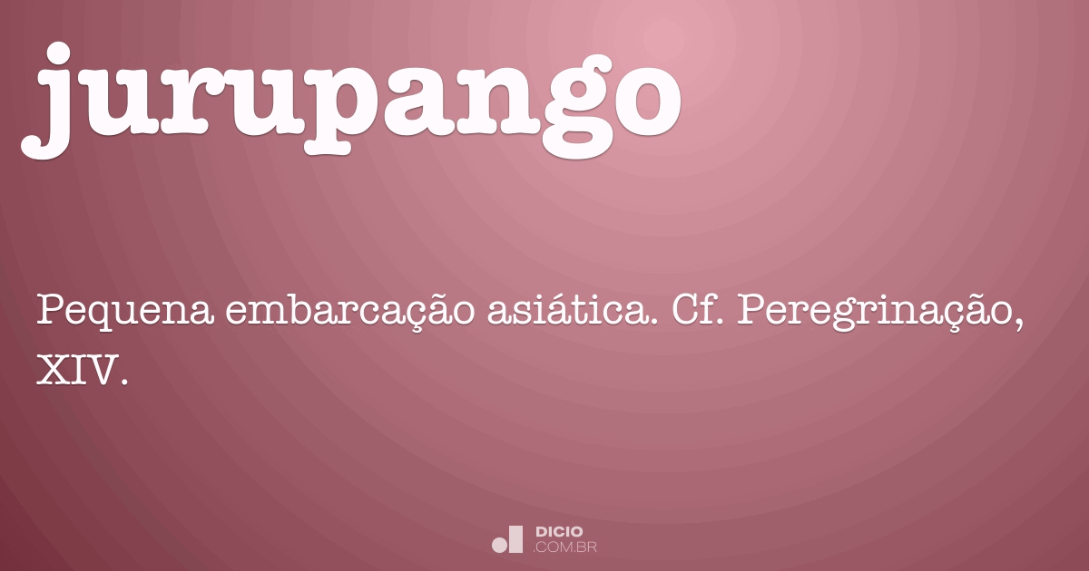 Pango - Dicio, Dicionário Online de Português