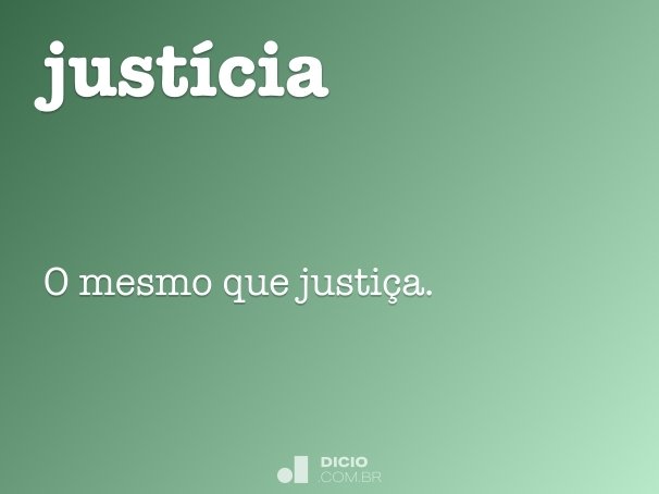 justícia