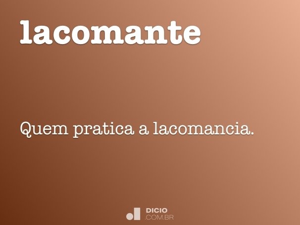 lacomante