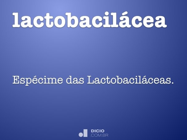 lactobacilácea