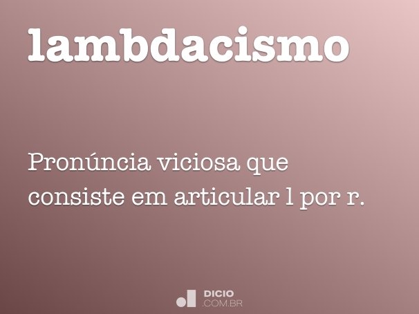 lambdacismo