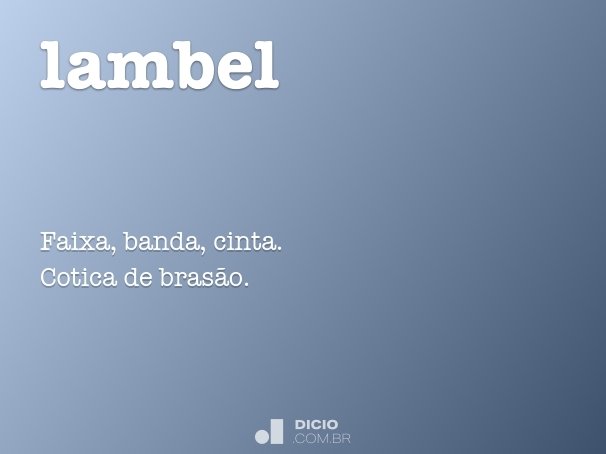 lambel