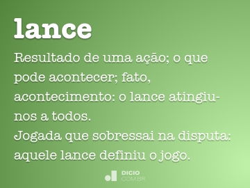 Significado de Lance