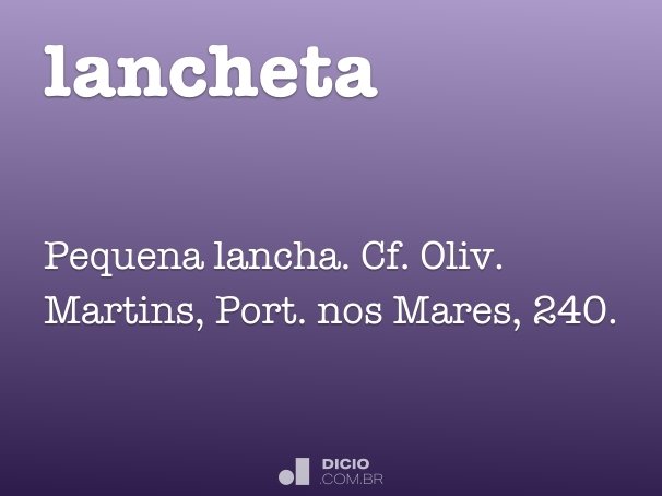 lancheta