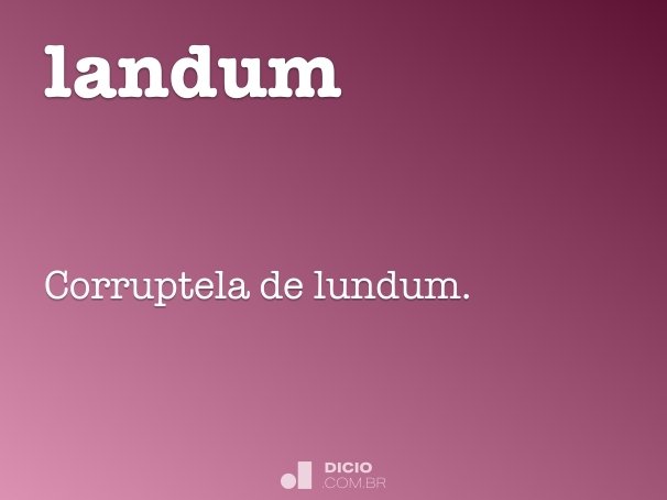 landum
