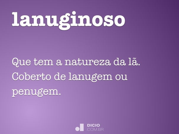 Significado de Lanugem