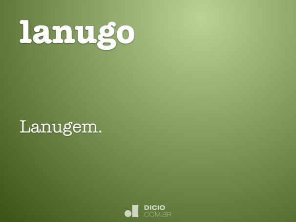 Significado de Lanugem