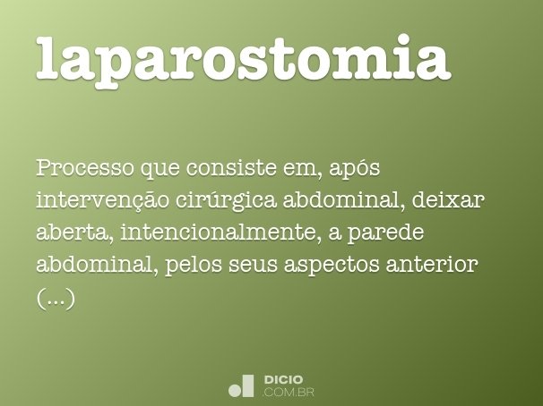 laparostomia