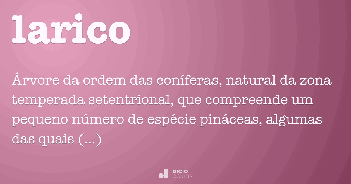 Larico Dicio, Dicionário Online de Português Larico Dicio, Dicionário Online de Português