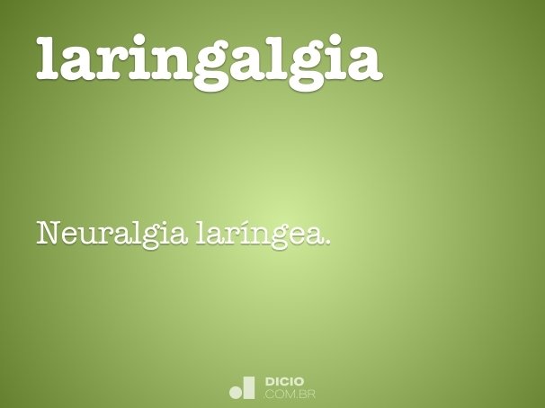 laringalgia