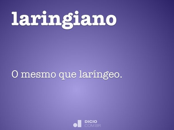 laringiano