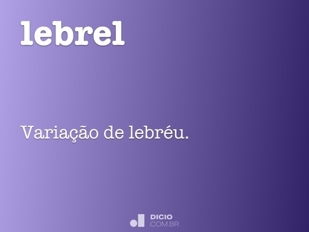 lebrel