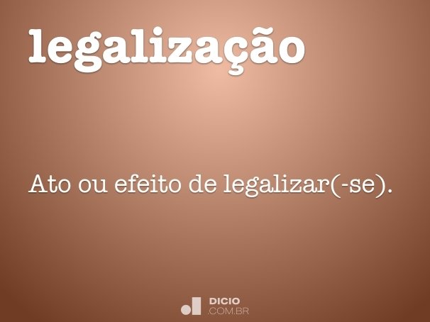 legalização