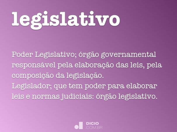 legislativo