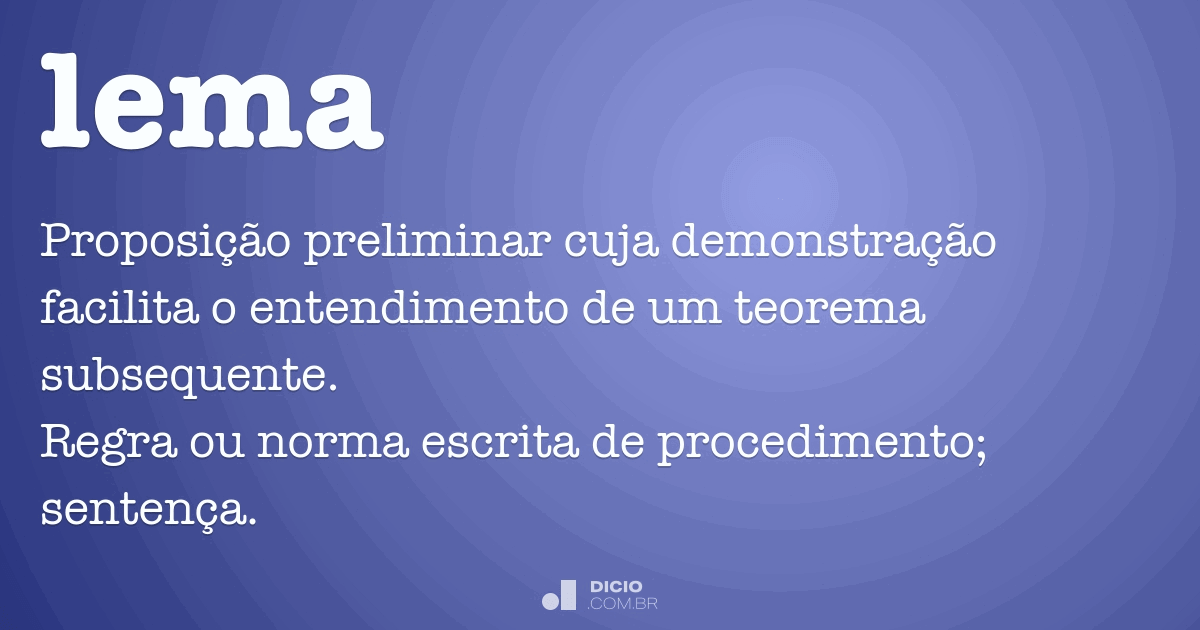 Lema Dicio, Dicionário Online de Português