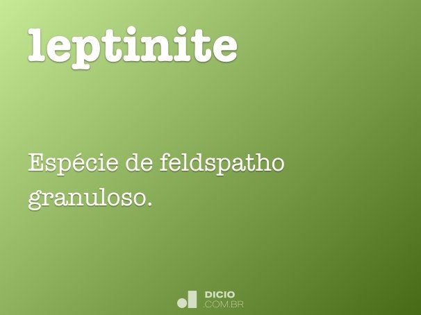 leptinite
