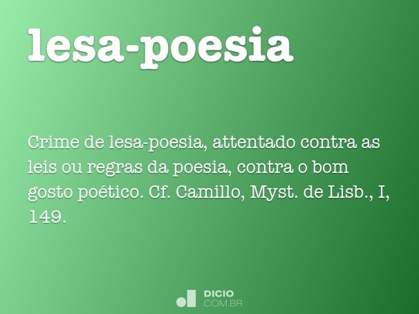lesa-poesia