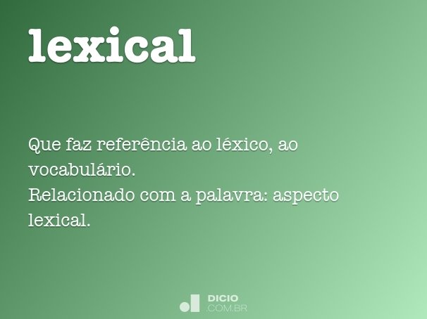 lexical