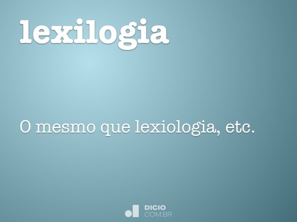 lexilogia