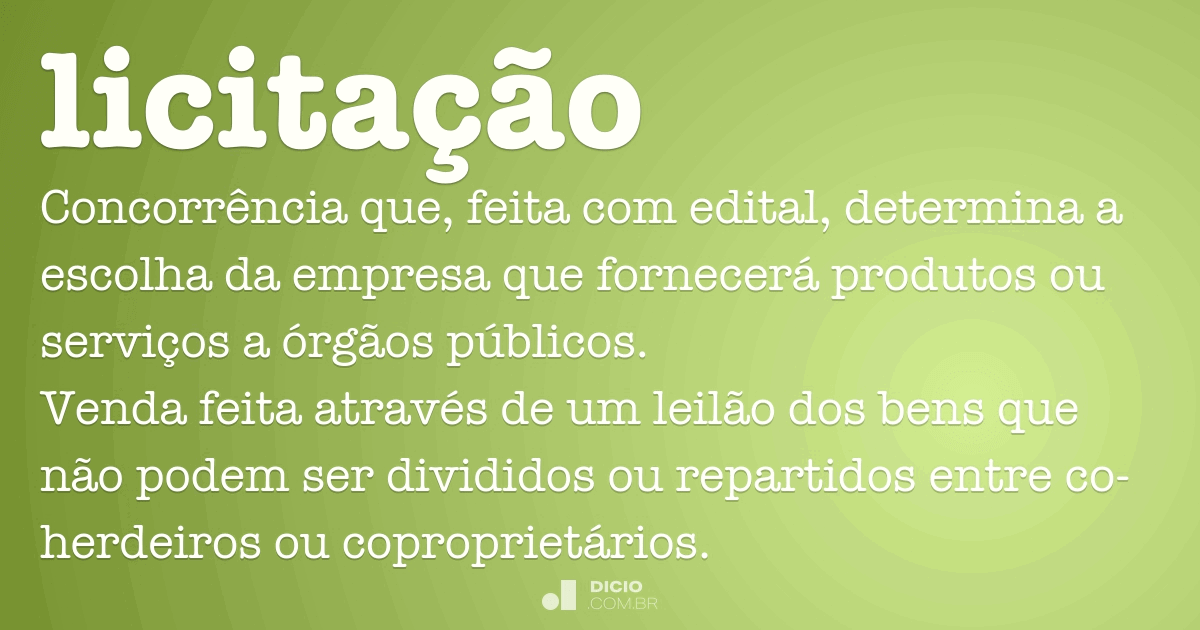 licitação