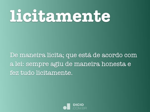 licitamente