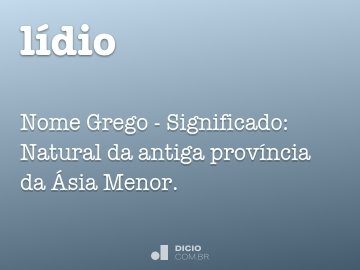 Lígio - Dicio, Dicionário Online de Português
