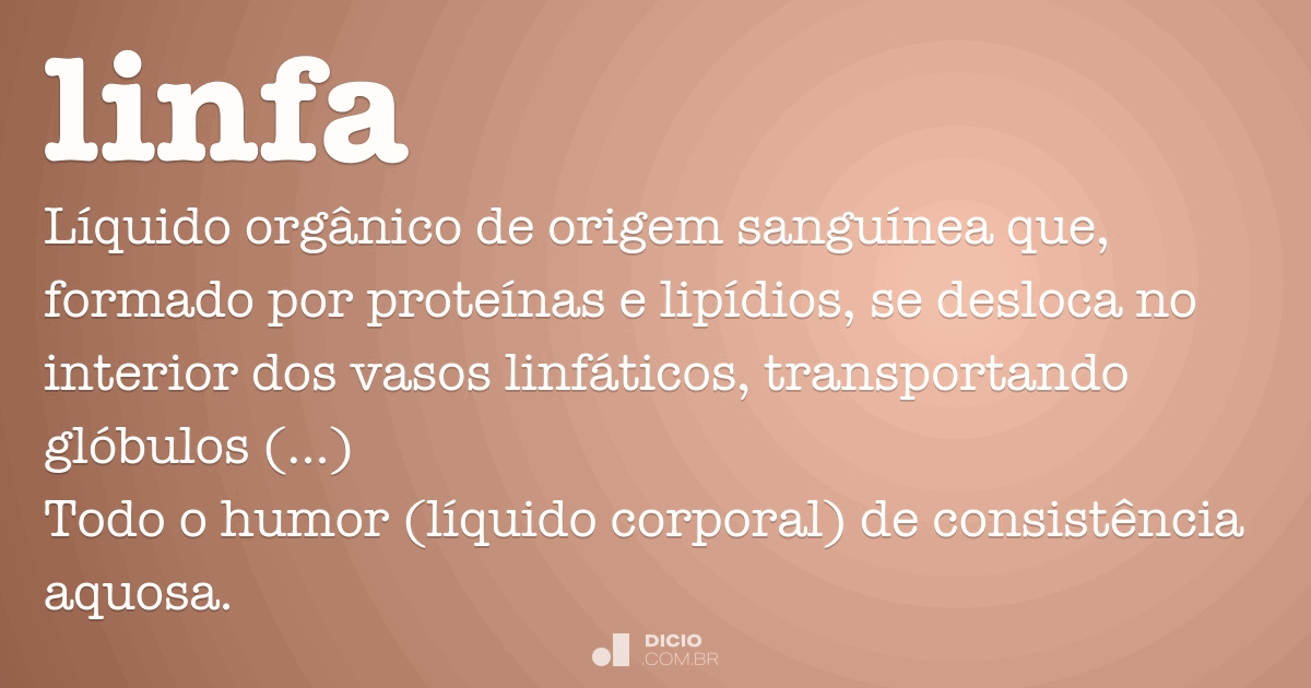 Linfa - Dicio, Dicionário Online de Português