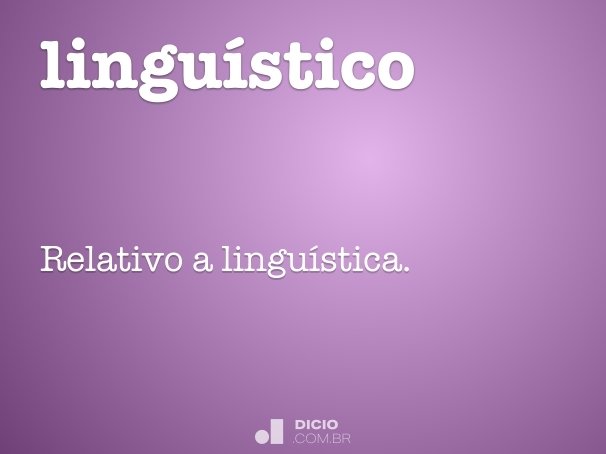 linguístico