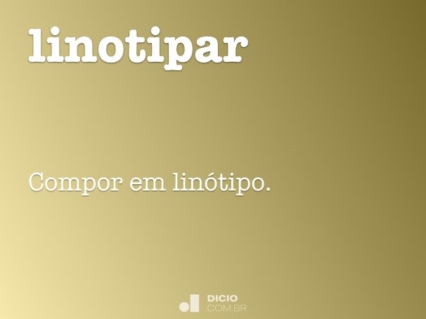 linotipar