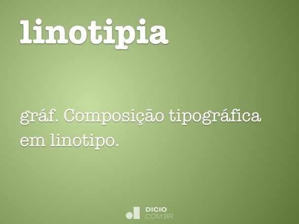 linotipia