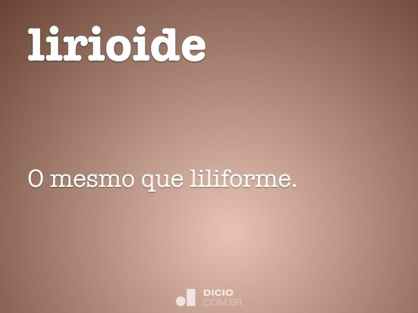 lirioide