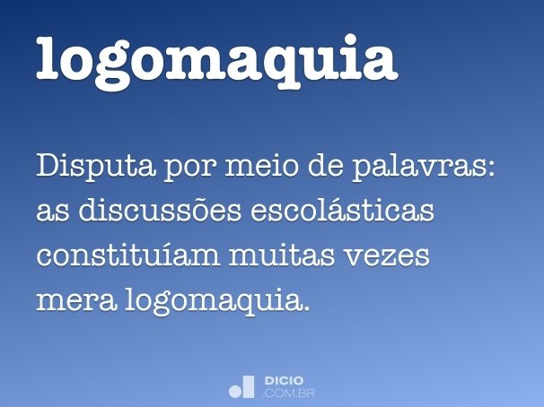 logomaquia
