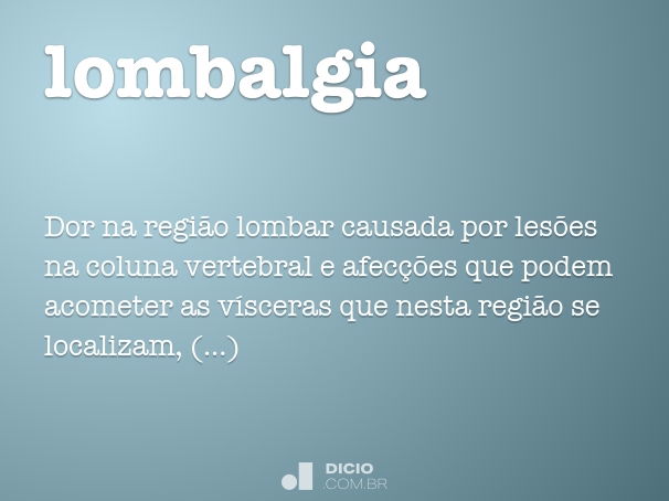 lombalgia