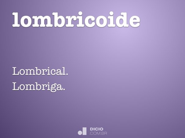 lombricoide