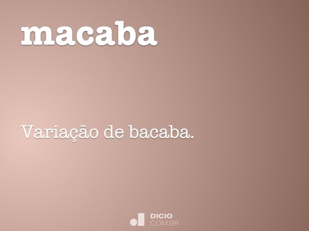 macaba