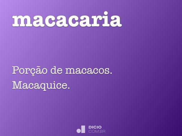 macacaria