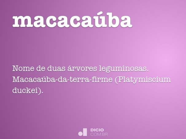 macacaúba