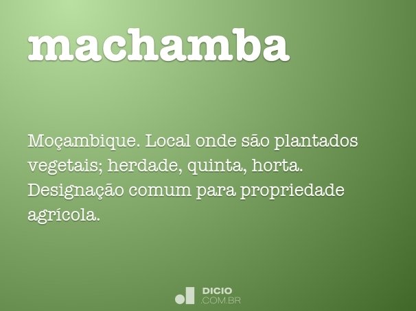 machamba