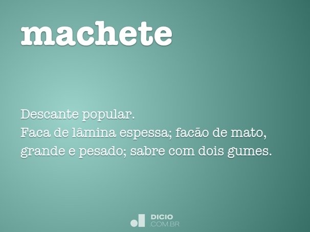 machete