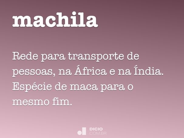 machila