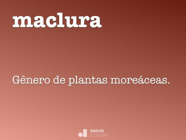 maclura