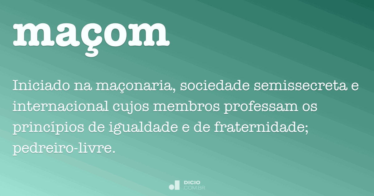 O SIGNIFICADO DA MACONARIA