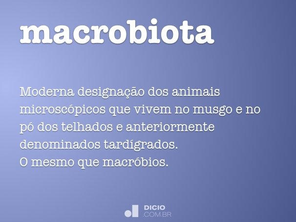 macrobiota