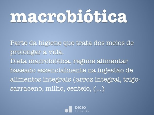 macrobiótica