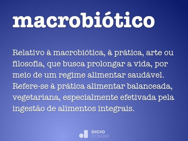 macrobiótico