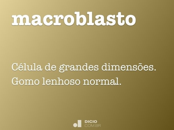 macroblasto